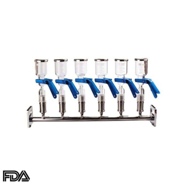 Коллекторы вакуумной фильтрации, стекло, MFA-6G/MFA-6PTFE